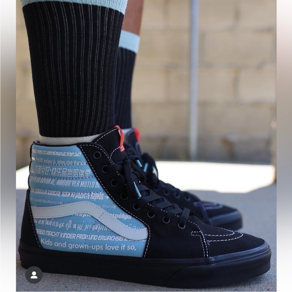 Vans SK8-Hi - HARIBO Tall Blue Snickersa Streetwear Size M‎ 7.5 W